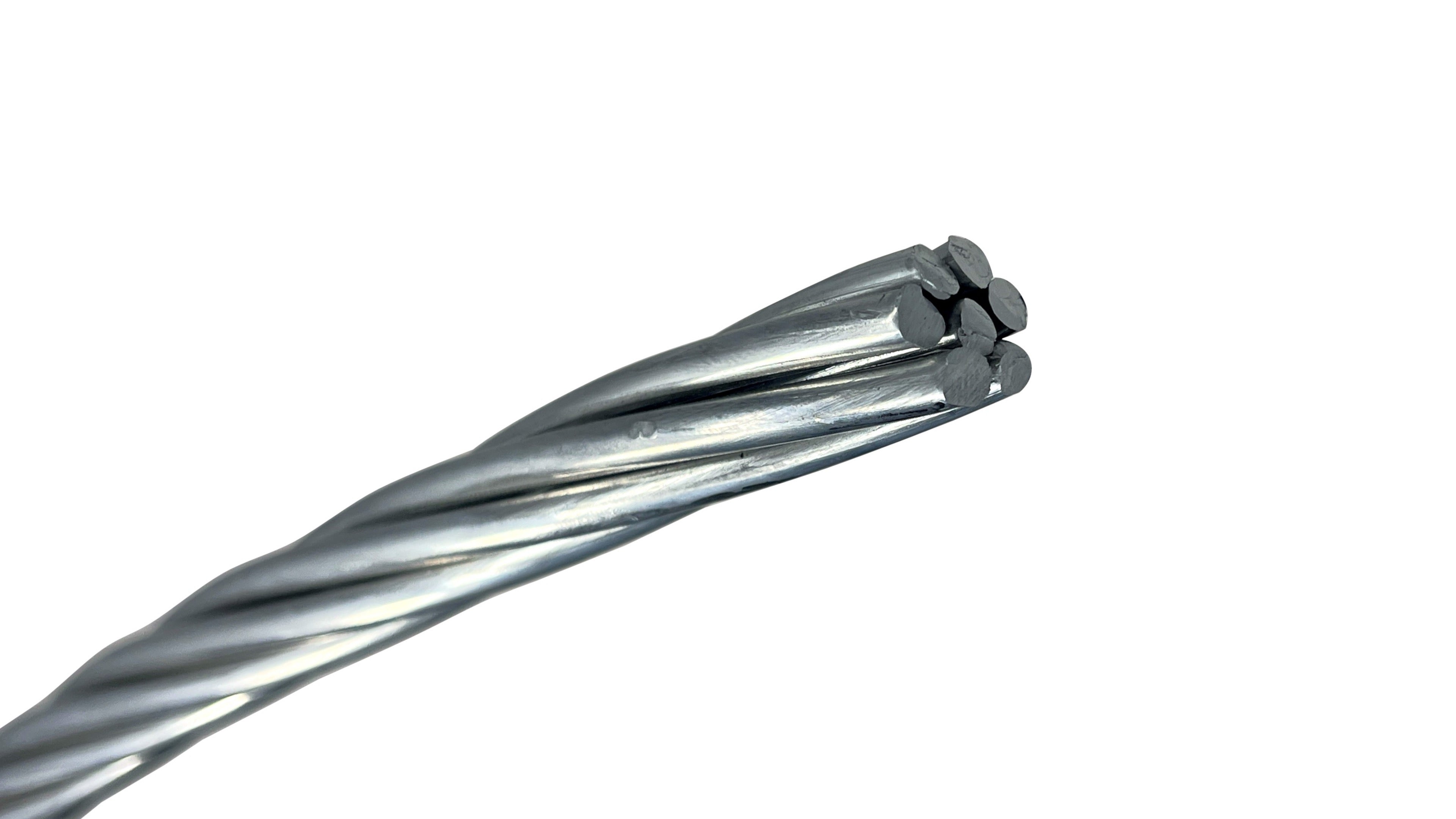 123.3 MCM Azusa AAAC Conductor, 6201-T81 High-Strength Aluminum Alloy, 7 Strands, Overhead Distribution Wire.